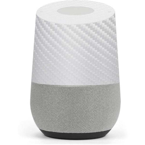White Carbon Fiber Specialty Texture Material Google Home Skin