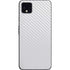 White Carbon Fiber Specialty Texture Material Google Pixel 4 XL Skin