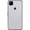 White Carbon Fiber Specialty Texture Material Google Pixel 4a Skin