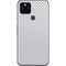 White Carbon Fiber Specialty Texture Material Google Pixel 5a Skin