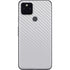White Carbon Fiber Specialty Texture Material Google Pixel 5a Skin