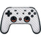 White Carbon Fiber Specialty Texture Material Google Stadia Controller Skin