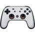 White Carbon Fiber Specialty Texture Material Google Stadia Controller Skin