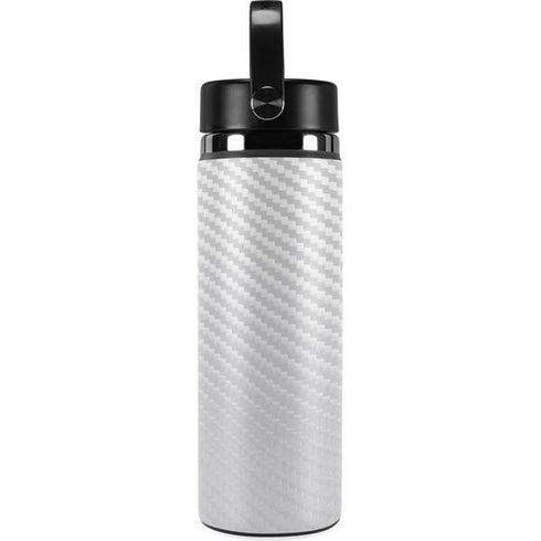 White Carbon Fiber Specialty Texture Material Hydro Flask 20oz Wide Mouth Skin