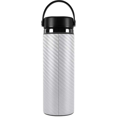 White Carbon Fiber Specialty Texture Material Hydro Flask 20oz Wide Mouth Skin