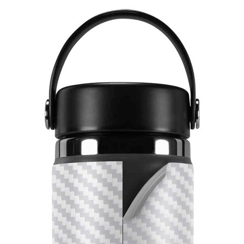 White Carbon Fiber Specialty Texture Material Hydro Flask 20oz Wide Mouth Skin