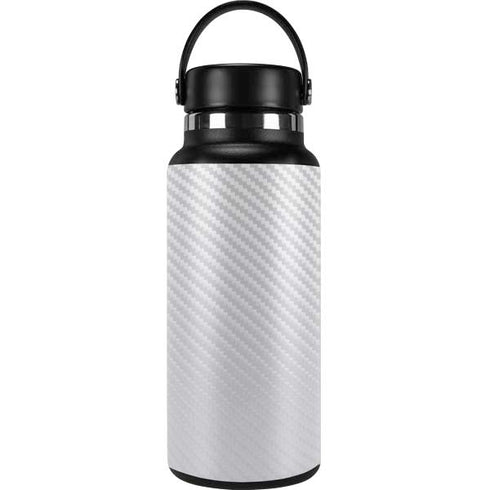 White Carbon Fiber Specialty Texture Material Hydro Flask 32oz Wide Mouth Skin