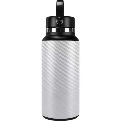 White Carbon Fiber Specialty Texture Material Hydro Flask 32oz Wide Mouth Skin