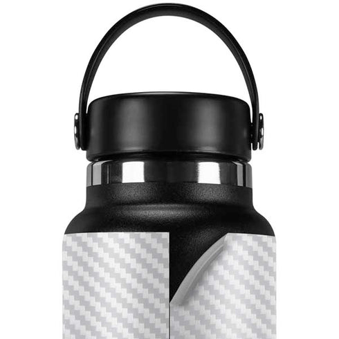White Carbon Fiber Specialty Texture Material Hydro Flask 32oz Wide Mouth Skin