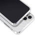 White Carbon Fiber Specialty Texture Material iPhone 11 Pro Clear Case