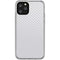 White Carbon Fiber Specialty Texture Material iPhone 11 Pro Clear Case