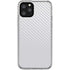 White Carbon Fiber Specialty Texture Material iPhone 11 Pro Clear Case