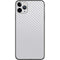 White Carbon Fiber Specialty Texture Material iPhone 11 Pro Max Skin