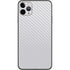 White Carbon Fiber Specialty Texture Material iPhone 11 Pro Max Skin
