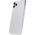 White Carbon Fiber Specialty Texture Material iPhone 11 Pro Max Skin