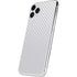 White Carbon Fiber Specialty Texture Material iPhone 11 Pro Skin