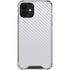 White Carbon Fiber Specialty Texture Material iPhone 12 Mini Clear Case