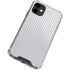 White Carbon Fiber Specialty Texture Material iPhone 12 Mini Clear Case
