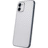 White Carbon Fiber Specialty Texture Material iPhone 12 Mini Skin
