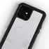 White Carbon Fiber Specialty Texture Material iPhone 12 Mini Waterproof Case