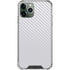 White Carbon Fiber Specialty Texture Material iPhone 12 Pro Clear Case