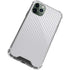 White Carbon Fiber Specialty Texture Material iPhone 12 Pro Max Clear Case