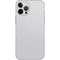 White Carbon Fiber Specialty Texture Material iPhone 12 Pro Max Skin