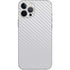 White Carbon Fiber Specialty Texture Material iPhone 12 Pro Max Skin