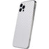 White Carbon Fiber Specialty Texture Material iPhone 12 Pro Max Skin