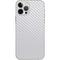 White Carbon Fiber Specialty Texture Material iPhone 12 Pro Skin