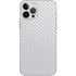 White Carbon Fiber Specialty Texture Material iPhone 12 Pro Skin