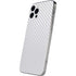 White Carbon Fiber Specialty Texture Material iPhone 12 Pro Skin