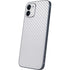 White Carbon Fiber Specialty Texture Material iPhone 12 Skin