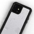 White Carbon Fiber Specialty Texture Material iPhone 12 Waterproof Case