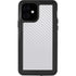 White Carbon Fiber Specialty Texture Material iPhone 12 Waterproof Case