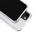 White Carbon Fiber Specialty Texture Material iPhone 13 Clear Case