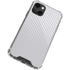 White Carbon Fiber Specialty Texture Material iPhone 13 Mini Clear Case