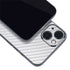 White Carbon Fiber Specialty Texture Material iPhone 13 Mini Skin