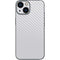 White Carbon Fiber Specialty Texture Material iPhone 13 Mini Skin
