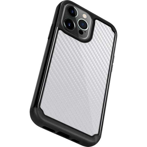 White Carbon Fiber Specialty Texture Material iPhone 13 Pro Cargo Case
