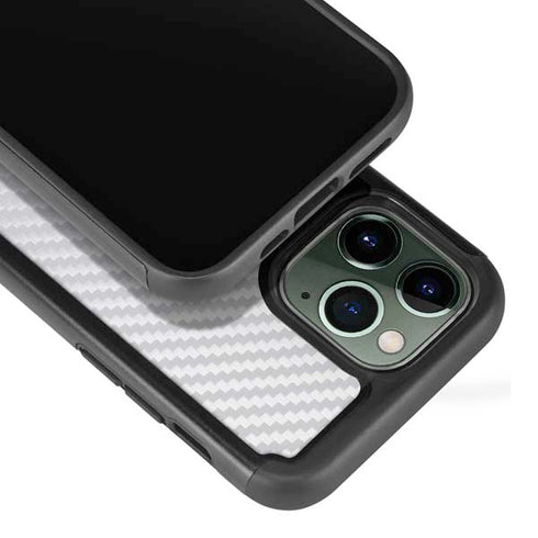 White Carbon Fiber Specialty Texture Material iPhone 13 Pro Cargo Case