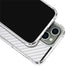 White Carbon Fiber Specialty Texture Material iPhone 13 Pro Clear Case