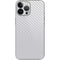 White Carbon Fiber Specialty Texture Material iPhone 13 Pro Max Skin