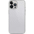 White Carbon Fiber Specialty Texture Material iPhone 13 Pro Max Skin