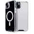 White Carbon Fiber Specialty Texture Material iPhone 15 MagSafe Case