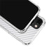 White Carbon Fiber Specialty Texture Material iPhone 14 Plus Clear Case