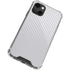 White Carbon Fiber Specialty Texture Material iPhone 14 Plus Clear Case