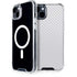 White Carbon Fiber Specialty Texture Material iPhone 14 Plus MagSafe Case