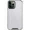 White Carbon Fiber Specialty Texture Material iPhone 14 Pro Max Clear Case