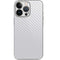 White Carbon Fiber Specialty Texture Material iPhone 14 Pro Skin